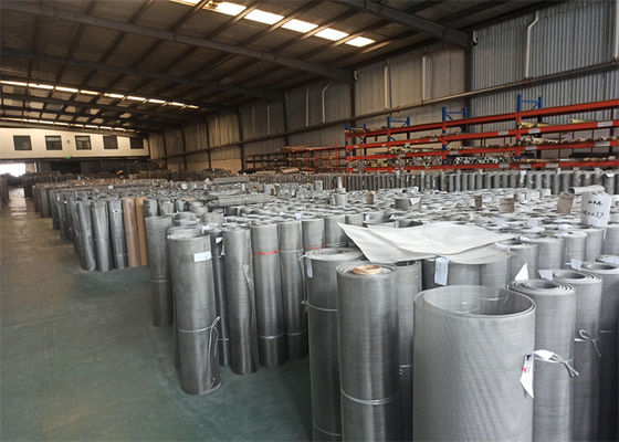 Reverse Dutch Weave Wire Mesh Cloth , Hollander Weave Mesh