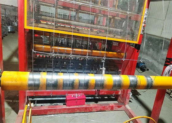 500m PVC-gecoat rollen stevig / vast knoopveld hek met vierkante gaten
