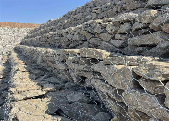 50 g-1200 g/m2 Gabion dozen met dubbel geweven zeshoekig gaas