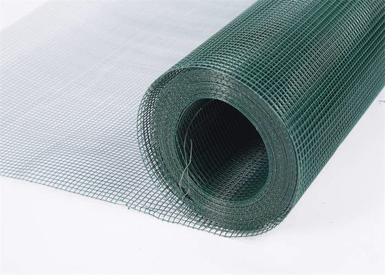 Speelplaats Groen PVC bedekte staaldraadmaas rollen, roestvrij staal gelaste draadpanelen