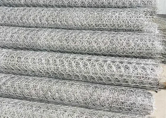 PVC-gecoat gabion mesh 2,2 mm draaddia voor versterking van dijk