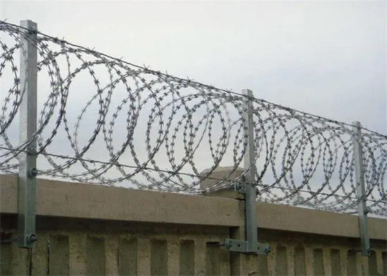 Double Coil Concertina Razor Wire Single / Double Spiral prikkeldraad