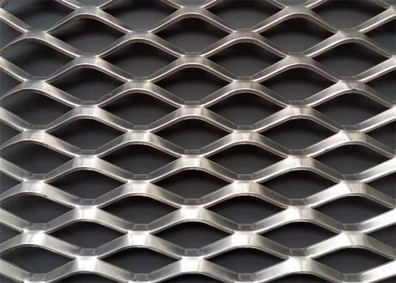 Diamant uitgebreide metalen beveiligingshekken Elektro gegalvaniseerd laag koolstof gecoat