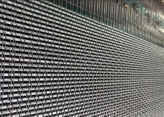 Architektonisch draadnet van roestvrij staal H-type Kabel en staaf combinatie mesh